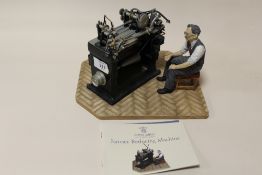 A ROYAL MINT CLASSICS 'THE JAMBIER REDUCING MACHINE' LIMITED EDITION RESIN FIGURE