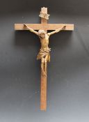 A CARVED OAK CORPUS CHRISTI, H 45 cm