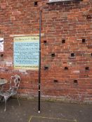 A GOOD QUALITY TWO HANDED MILITARY PIKE FOR REENACTMENT / DISPLAY USE, having tuned aluminium