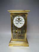 A LIMITED EDITION FRANKLIN MINT 'L'EPEE LIBERTY MUSICAL CLOCK', number 754 of 2500, made to