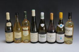 A SELECTION OF 8 VARIOUS WHITE WINES TO INCLUDE 1 BOTTLE OF DOMAINE VOCORET & FILS CHABLIS 2012
