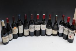 13 BOTTLES OF FRENCH RED WINE, various regions, dates etc to include 6 bottles of various Bordeaux