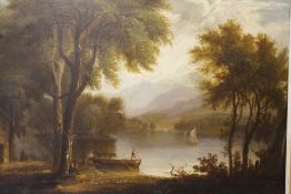 ATTRIBUTED TO THOMAS ALLOM (1804-1872). 'Windemere Lake from Ferry House, see label verso, unsigned,