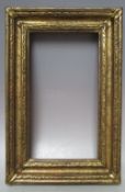 A 20TH CENTURY GOLD FRAME, frame W 4.5 cm, rebate 15 x 17 cm,