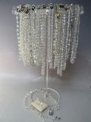A COLLECTION OF MOSTLY VINTAGE FACETED GLASS BEAD NECKLACES, various styles and periods,