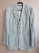 A GENTS DUFFER ST GEORGE LINEN JACKET, approx size 42, together with a Maddox Street jacket size