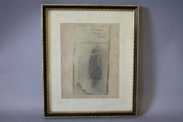 AFTER LAURENCE STEPHEN LOWRY (1887-1976). Figure study, bears initials lower right and signature top