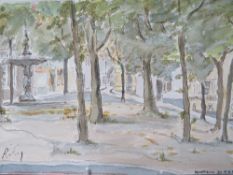 AFTER HAROLD RILEY (b.1934). Four various subjects and media, all bearing signatures, three on