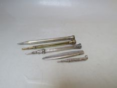 A COLLECTION OF ANTIQUE AND VINTAGE PENCILS TO INCLUDE A SAMPSON MORDAN EXAMPLE, a miniature