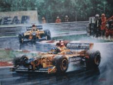 JUAN CARLOS FERRIGNO (1960). 'Jordan's First Victory', signed limited edition coloured print, No