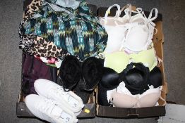 TWO TRAYS OF MODERN LADIES BRAS, MAJORITY WITH SHOP TAGS