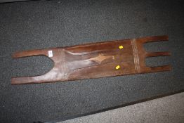 AN OCEANIC PHILIPPINES TRIBAL ART CARVED WOODEN LUZON SHIELD