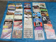 A COLLECTION OF LP RECORDS TO INCLUDE A QUANTITY OF THE BEATLES RECORDS, THE ROLLING STONES, LED