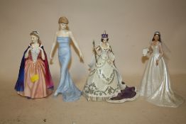 TWO ROYAL DOULTON FIGURES COMPRISING BESS HM2003 AND DIANA PRINCESS OF WALES, TOGETHER WITH TWO