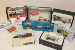 A TRAY OF BOXED DIE CAST MODEL TOY CARS AND VEHICLES TO INCLUDE CORGI DIBNAH'S CHOICE, CORGI VINTAGE