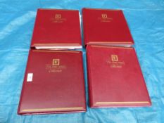 FOUR ALBUMS OF GREAT BRITISH STAMPS AND FIRST DAY COVERS