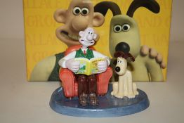 A BOXED COALPORT CHARACTERS FIRST EDITION WALLACE AND GROMIT FIGURE - A GRAND DAY OUT CHEESE