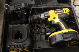 A CASED DEWALT DRILL - UNTESTED