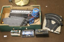 SCALEXTRIC SET TO INCLUDE BOXED C/85 BRM IN GREEN, cased JPS Lotus number 5, cased ELF Tyrell