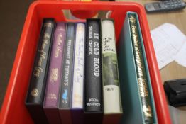 A BOX OF FOLIO SOCIETY BOOKS, to include Paul Dallas at Greyfriars