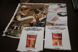 TITANIC INTEREST FILM POSTER DEPICTING LEONARDO DI CAPRIO AND KATE WINSLET, 1189 cm x 84 cm together