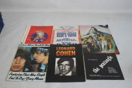 COLLECTION OF SIX POP MUSIC TOUR PROGRAMMES, to include Rolling Stones Tour of Europe 1976,