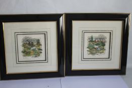 GRAHAM ILLINGWORTH, a pair of Limited Edition silk screen prints entitled 'Still Waters' and '