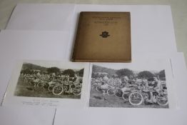 WOLVERHAMPTON VOLUNTEER RIFLE CORPS AT BURWARTON CAMP 1915', a souvenir of photographs compiled by
