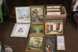 A QUANTITY OF ASSORTED PICTURES AND PRINTS