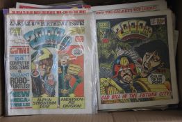 A LARGE QUANTITY OF 2000AD JUDGE DREAD COMICS 1980S