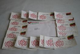 A QUANTITY OF OLYMPIAN GAMES 1986 REPRODUCTION POSTCARDS WITH MUCH WENLOCK POST MARKS, together with