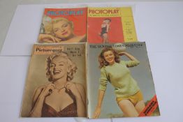 MARILYN MONROE - MAGAZINES WITH MARILYN COVER to include 'Photoplay' November 1952, 'Photoplay'