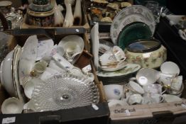 TWO TRAYS OF CERAMICS (trays not included)