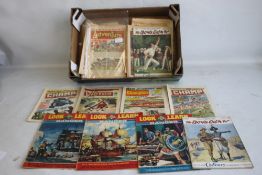 A QUANTITY OF 1960s, 70s and 80s BOYS COMICS to include 'Champion' #1 1966, 'Bullet' (20), '