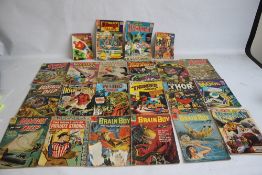 AN ASSORTMENT OF COMIC BOOKS to include 'Mystery in Space' #5 and #62, 'Race For The Moon' #7, '