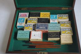 A BOX OF ASSORTED BOXED PEN NIBS, to include examples by Geo, a football pen and a small quantity of