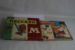 TWO BOXED MECCANO SETS, MECCANO 6 AND MECCANO MECHANISMS