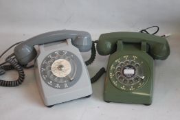 1950S FRENCH DIAL TELEPHONE WITH MOTHER IN LAW LISTENER CONVERTED together with a 1950s US 500