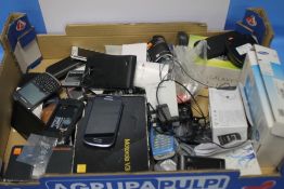 A QUANTITY OF MOBILE PHONES, chargers etc. A/F