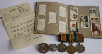 A WWI/II MEDAL GROUP consisting of WWI BWM/Victory pair, named to 203589 Pte. G. O. William KSLI and