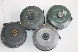 FOUR SHAKESPEARE FLY REELS to include 