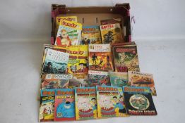 A SMALL QUANTITY OF COMIC LIBRARY AND PICTURE LIBRARY COMIC BOOKS to include 'Starblazer' (7), '