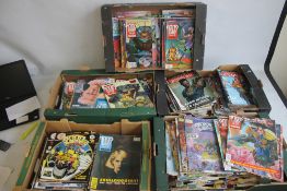 A LARGE QUANTITY OF 2000AD COMICS, mainly 1980s and 1990s, some in sealed packets and a few with