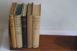 FIVE NOVELS ON THE SUBJECT OF WAR to include A. D. Gristwood - 'The Somme including also The Coward'