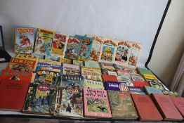 A COLLECTION OF DAILY MAIL ANNUALS FOR BOYS AND GIRLS (15) together with, 'Black Bob The Dandy