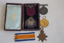 A WWI MEDAL TRIO comprising 1914/15 Star, BWM and Victory named 