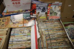 TWO BOXES OF COMMANDO COMICS