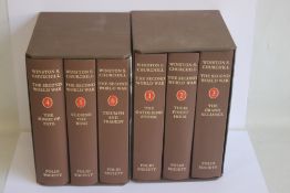 FOLIO SOCIETY - WINSTON S. CHURCHILL THE SECOND WORLD WAR, six volumes in two slip cases, 2nd