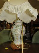 A PAIR OF ORIENTAL STYLE TABLE LAMPS