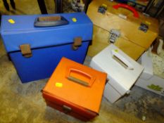 TWO CASES OF LP RECORDS AND TWO CASES OF SINGLES